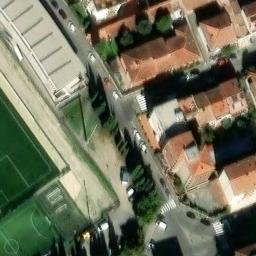 Volleyball Court — aerial view