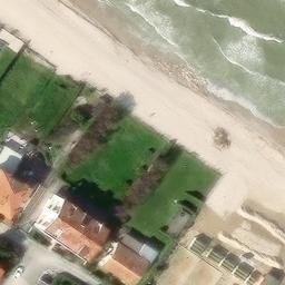 Sand Volleyball Court — aerial view