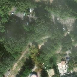 Sand Volleyball Court — aerial view
