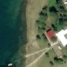 Sand Volleyball Court — aerial view