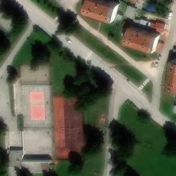 Volleyball Court — aerial view