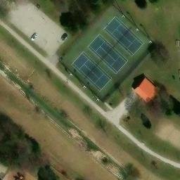 Scarborough Beach Volleyball Court #2 — aerial view
