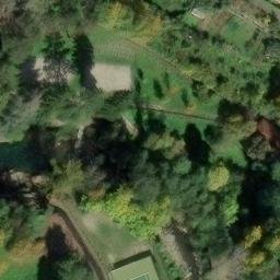 Sand Volleyball Court — aerial view