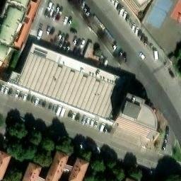 Volleyball Court — aerial view