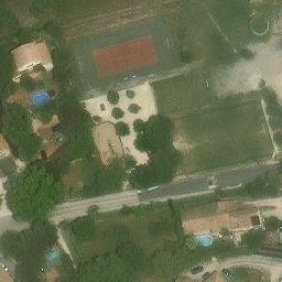 Volleyball Court — aerial view