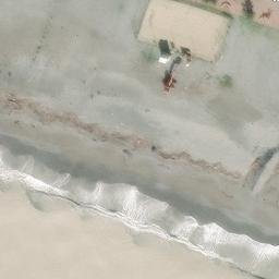 Sand Volleyball Court — aerial view