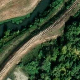 Sand Volleyball Court — aerial view