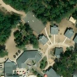 Sand Volleyball Court — aerial view