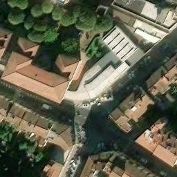 Volleyball Court near Firenze — aerial view