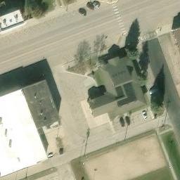 Custer Beach Volleyball Court #2 — aerial view