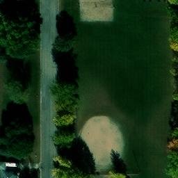 Easton Beach Volleyball Court — aerial view