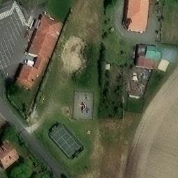 City park de Cassen — aerial view