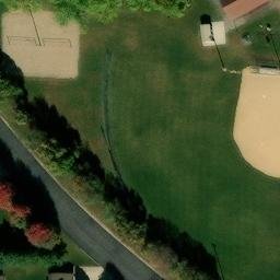 Wells Beach Volleyball Court #1 — aerial view
