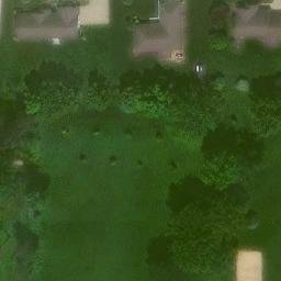 Cashton Beach Volleyball Court #1 — aerial view
