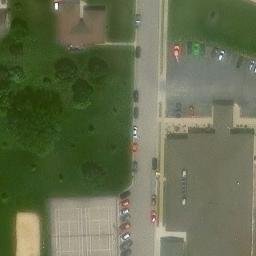 Cashton Beach Volleyball Court #2 — aerial view