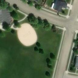 Middleton Beach Volleyball Court #8 — aerial view