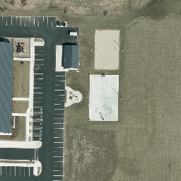Town of Wilson Beach Volleyball Court — aerial view