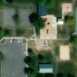 Park Place Volleyball Court — aerial view