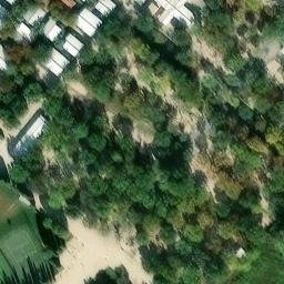 Volleyball Court near Senigallia — aerial view