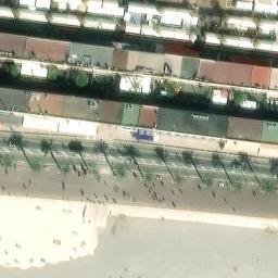 Sand Volleyball Court — aerial view