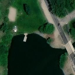 Sun Valley Sand Beach Volleyball Court — aerial view