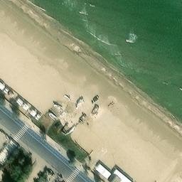 Sand Volleyball Court — aerial view