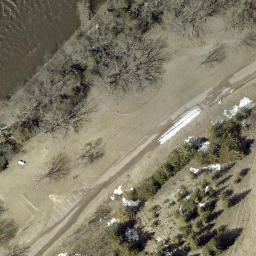 Sand Volleyball — aerial view