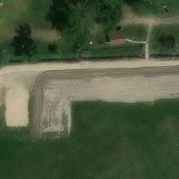 Eagle Beach Volleyball Court #1 — aerial view