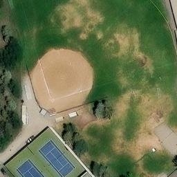 Ketchum Beach Volleyball Court — aerial view
