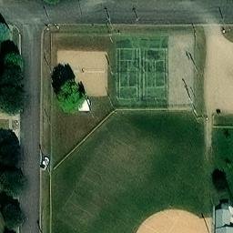 Lakefield Beach Volleyball Court #2 — aerial view