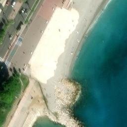 Sand Volleyball Court — aerial view