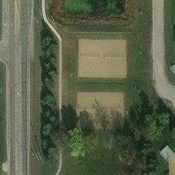 Albert Lea Beach Volleyball Court #2 — aerial view