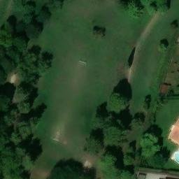 Grass Volleyball Court — aerial view
