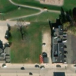 Austin Beach Volleyball Court #105 — aerial view