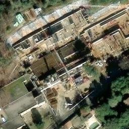 Sand Volleyball Court — aerial view