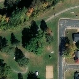 Preston Beach Volleyball Court #4 — aerial view