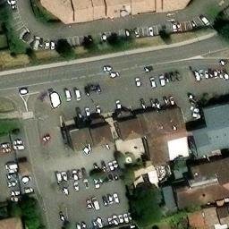 Sand Volleyball Court — aerial view