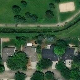 Sand Volleyball Court in Boise, ID — aerial view