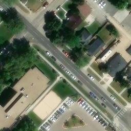 Caldwell Beach Volleyball Court #3 — aerial view