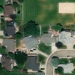 Boise Beach Volleyball Court #7 — aerial view