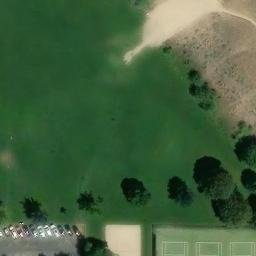 North End Beach Volleyball Court #2 — aerial view