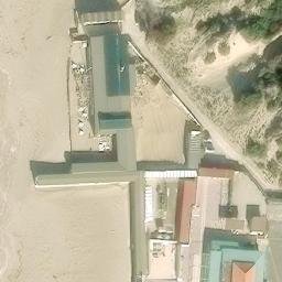 Sand Volleyball Court — aerial view