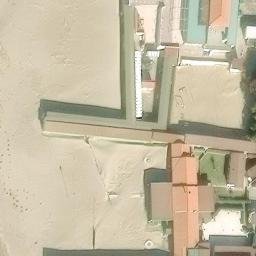 Sand Volleyball Court — aerial view