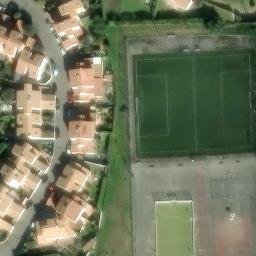 Volleyball Court — aerial view