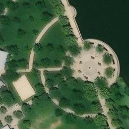 Sand Volleyball Court in Meridian, ID — aerial view
