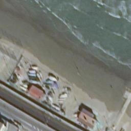 Sand Volleyball Court — aerial view