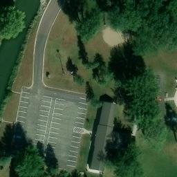 Worthington Beach Volleyball Court — aerial view