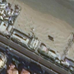Sand Volleyball Court — aerial view