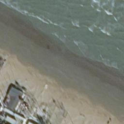 Sand Volleyball Court — aerial view