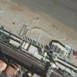 Sand Volleyball Court — aerial view